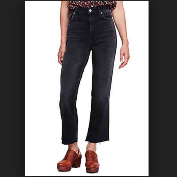 Free People Denim - Free People High Rise Button Fly Jeans